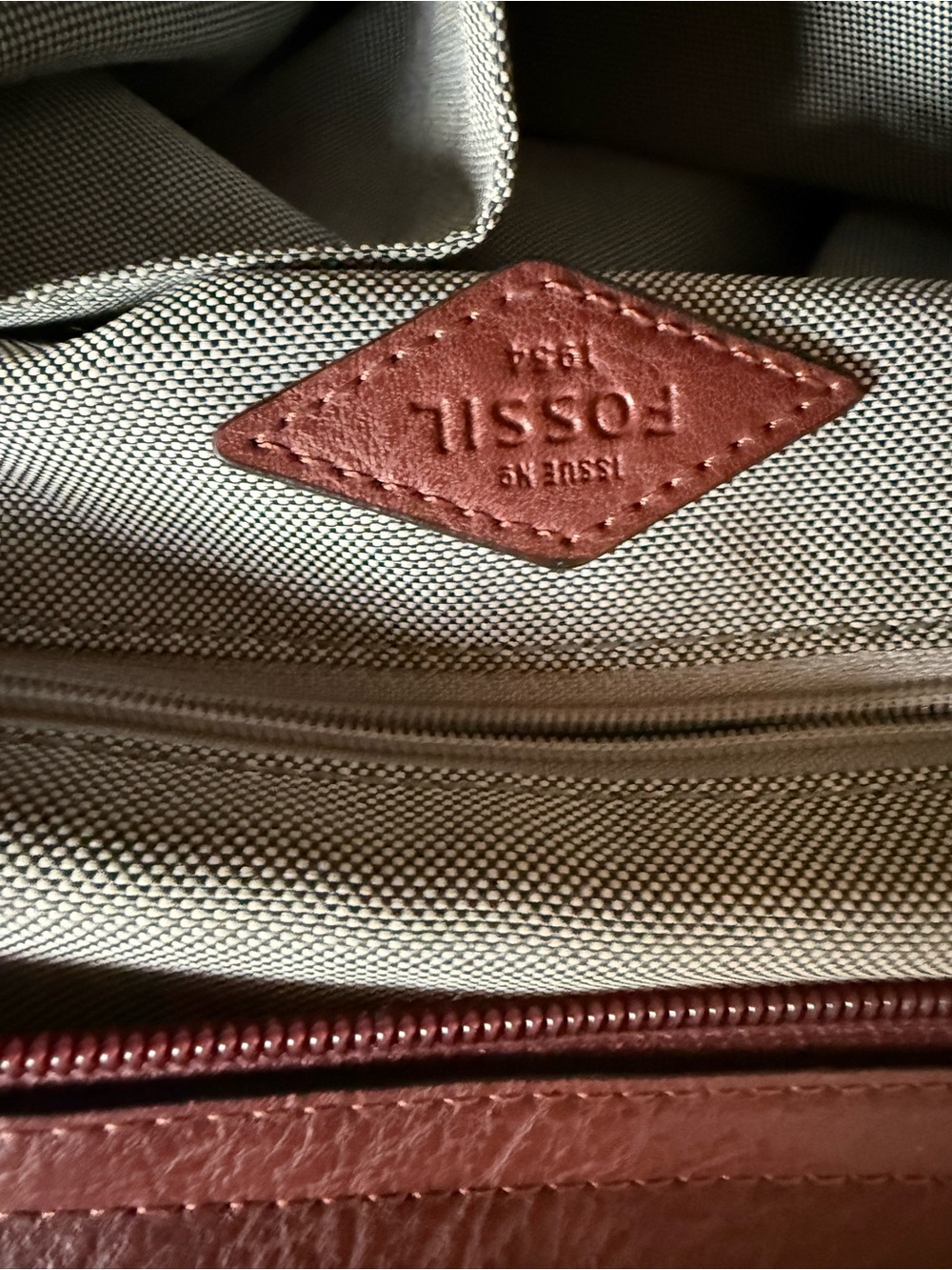 Fossil Leather Convertible Backpack in Cognac Brown - Picture 4 of 5